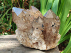 Natural Large Cascading White Phantom Smokey Luena Quartz Cluster x 1 From Luena, Congo