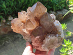 Natural Large Cascading White Phantom Smokey Luena Quartz Cluster x 1 From Luena, Congo