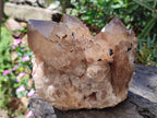 Natural Large Cascading White Phantom Smokey Luena Quartz Cluster x 1 From Luena, Congo