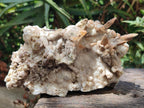 Natural Rhomboherdral and Spearhead Calcite Cluster Specimens x 2 From Albert's Mountain, Lesotho