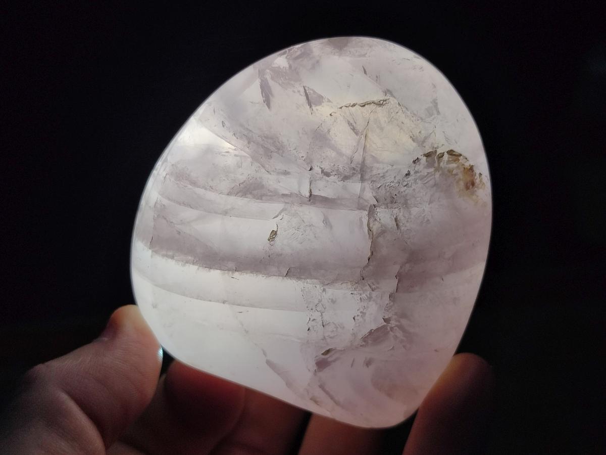 Polished Gemmy Rose Quartz Standing Display Pieces x 5 From Madagascar