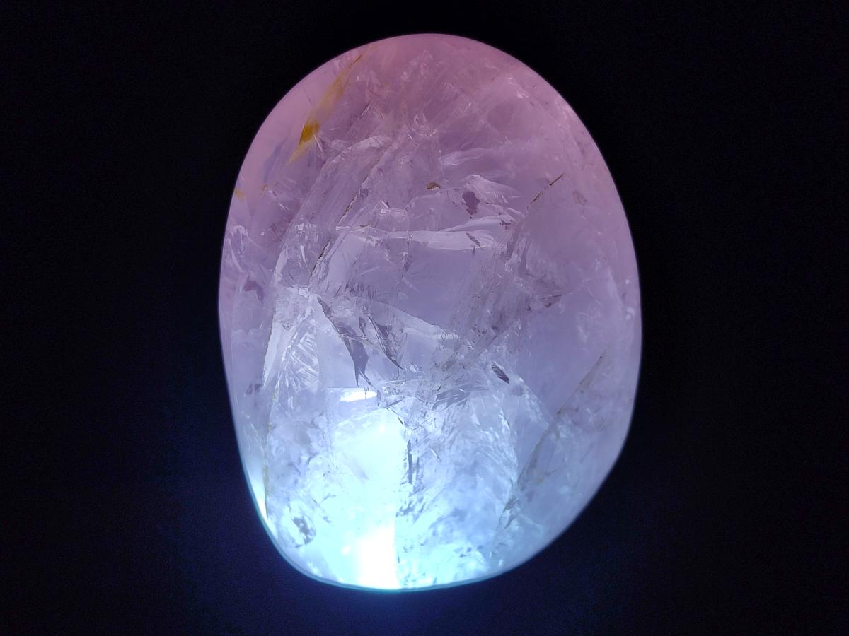 Polished Gemmy Rose Quartz Standing Display Pieces x 5 From Madagascar