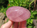 Polished Gemmy Rose Quartz Standing Display Pieces x 5 From Madagascar
