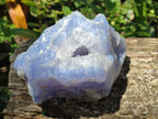 Natural Blue Lace Agate Specimens x 3 From Nsanje, Malawi - Toprock Gemstones and Minerals 