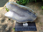 Natural Blue Lace Agate Specimens x 3 From Nsanje, Malawi - Toprock Gemstones and Minerals 