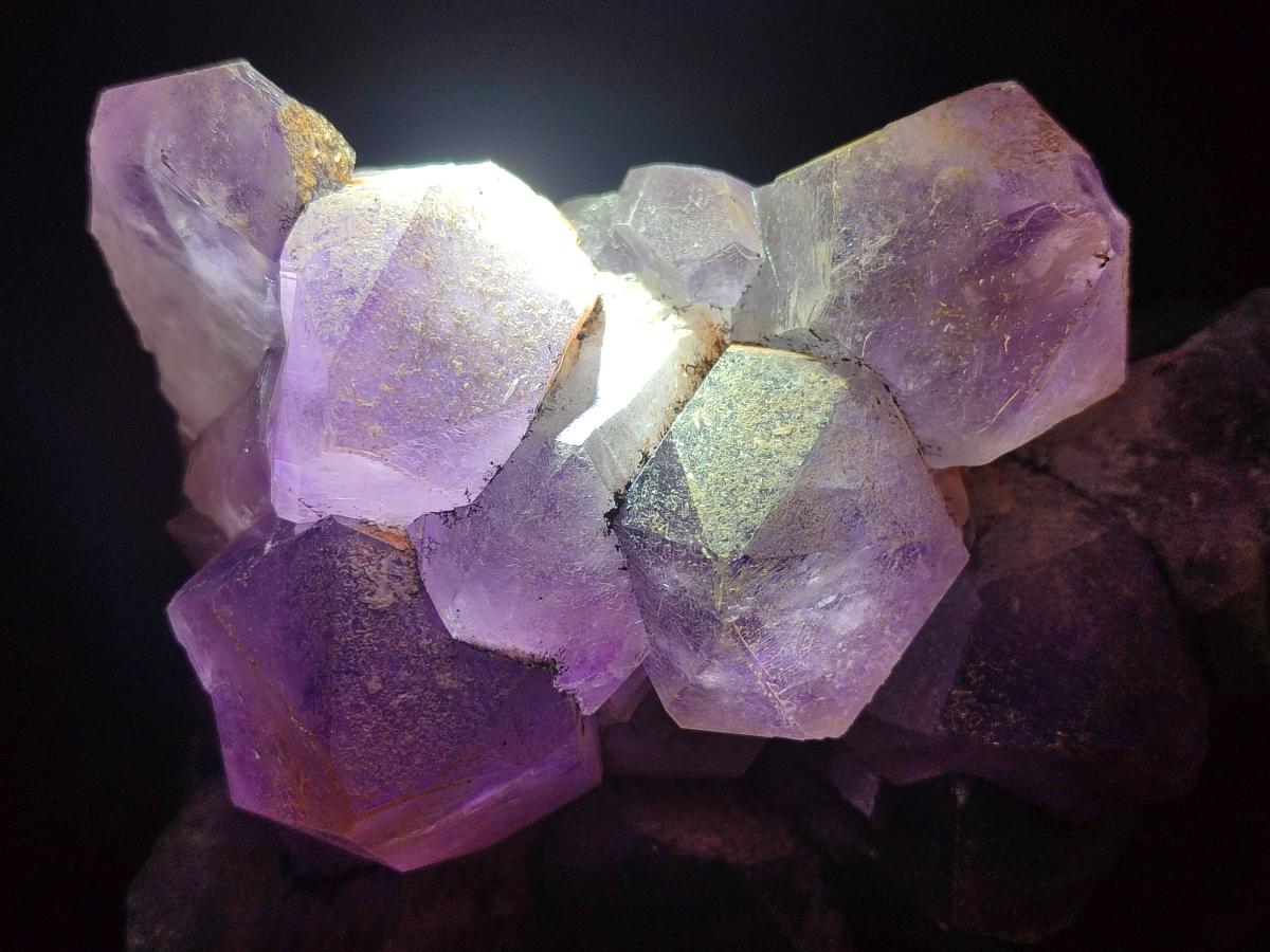 Natural Large Jacaranda Amethyst Crystal Cluster x 1 From Mumbwa, Zambia - Toprock Gemstones and Minerals 