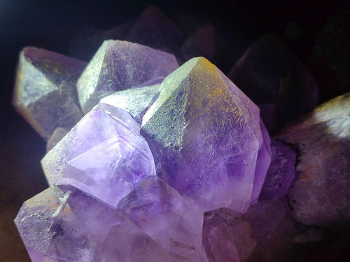 Natural Large Jacaranda Amethyst Crystal Cluster x 1 From Mumbwa, Zambia - Toprock Gemstones and Minerals 