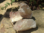 Natural Red Hematoid Quartz Crystals and Clusters x 12 From Karoi, Zimbabwe - Toprock Gemstones and Minerals 