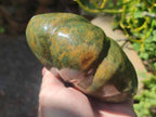 Hand Made Verdite Pumpkins Carvings x 3 From Zimbabwe - Toprock Gemstones and Minerals 