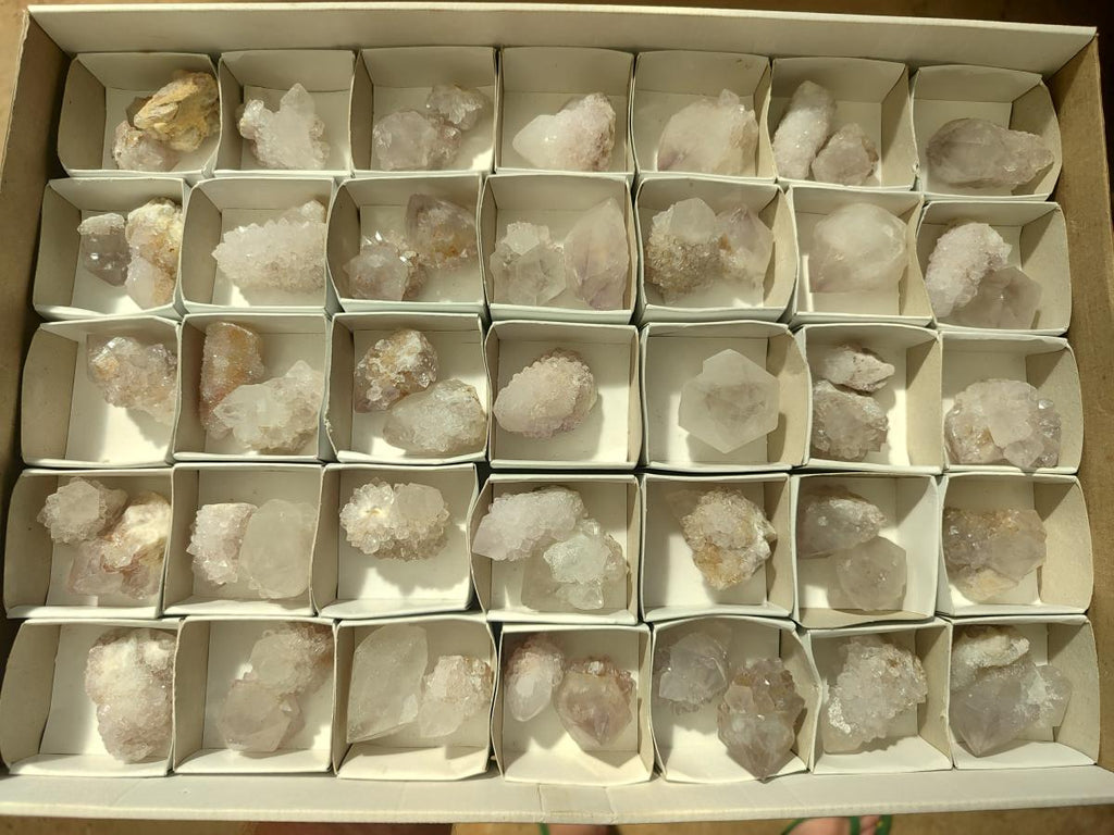 Natural Spirit Quartz Crystals x 56 From Boekenhouthoek, South Africa - Toprock Gemstones and Minerals 
