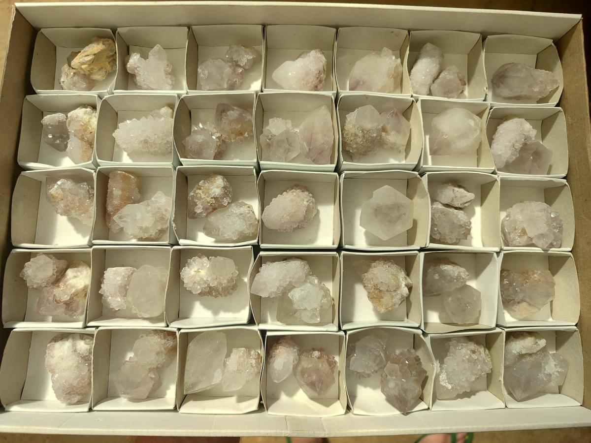 Natural Spirit Quartz Crystals x 56 From Boekenhouthoek, South Africa - Toprock Gemstones and Minerals 