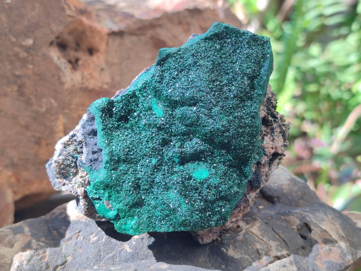 Natural Crystalline Malachite Specimens x 6 From Tenke Fungurume, Congo - Toprock Gemstones and Minerals 