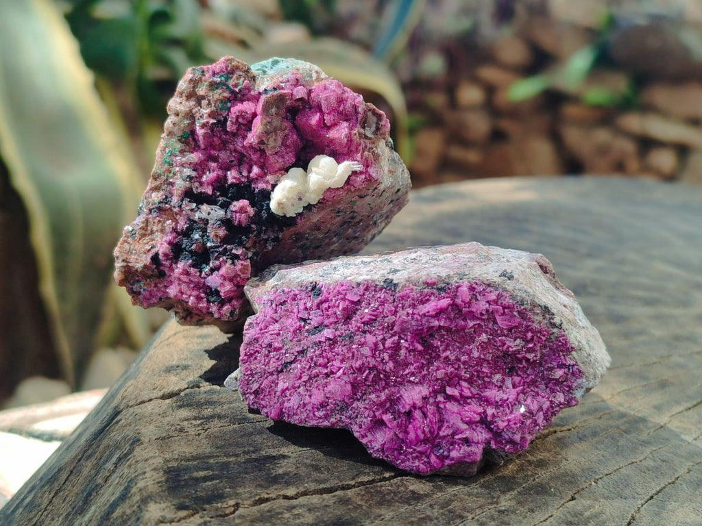 Natural Salrose Cobaltoan Dolomite Specimens x 6 From Kakanda, Congo - Toprock Gemstones and Minerals 