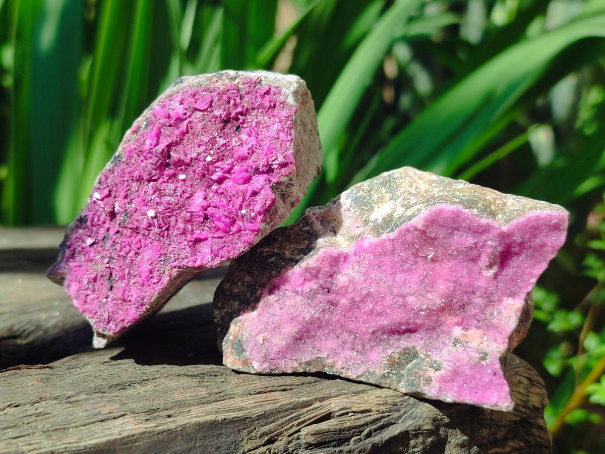 Natural Salrose Cobaltoan Dolomite Specimens x 6 From Kakanda, Congo - Toprock Gemstones and Minerals 