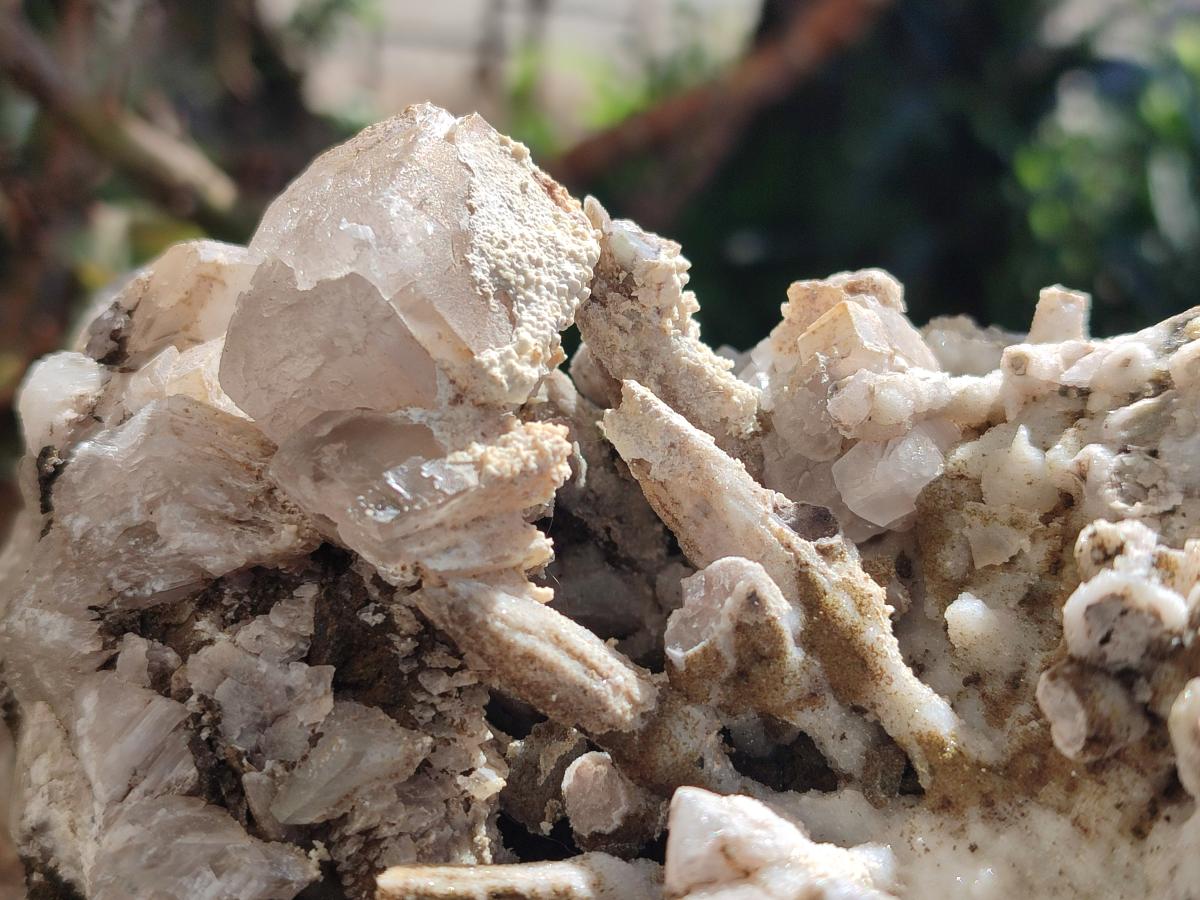 Natural Large Spearhead Calcite Cluster with Rhomboherdral Crystals x 1 From Albert's Mountain, Lesotho - Toprock Gemstones and Minerals 