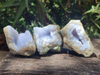 Natural Blue Lace Agate Geode Specimens x 35 From Nsanje, Malawi - Toprock Gemstones and Minerals 
