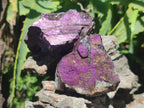 Natural Metallic Cobbed Purpurite Specimens x 12 From Erongo, Namibia - Toprock Gemstones and Minerals 
