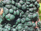 Natural Large Crystalline Ball Malachite with Quartz on Dolomite Matrix x 1 From Mindingi Mine, Kambove, Congo - Toprock Gemstones and Minerals 