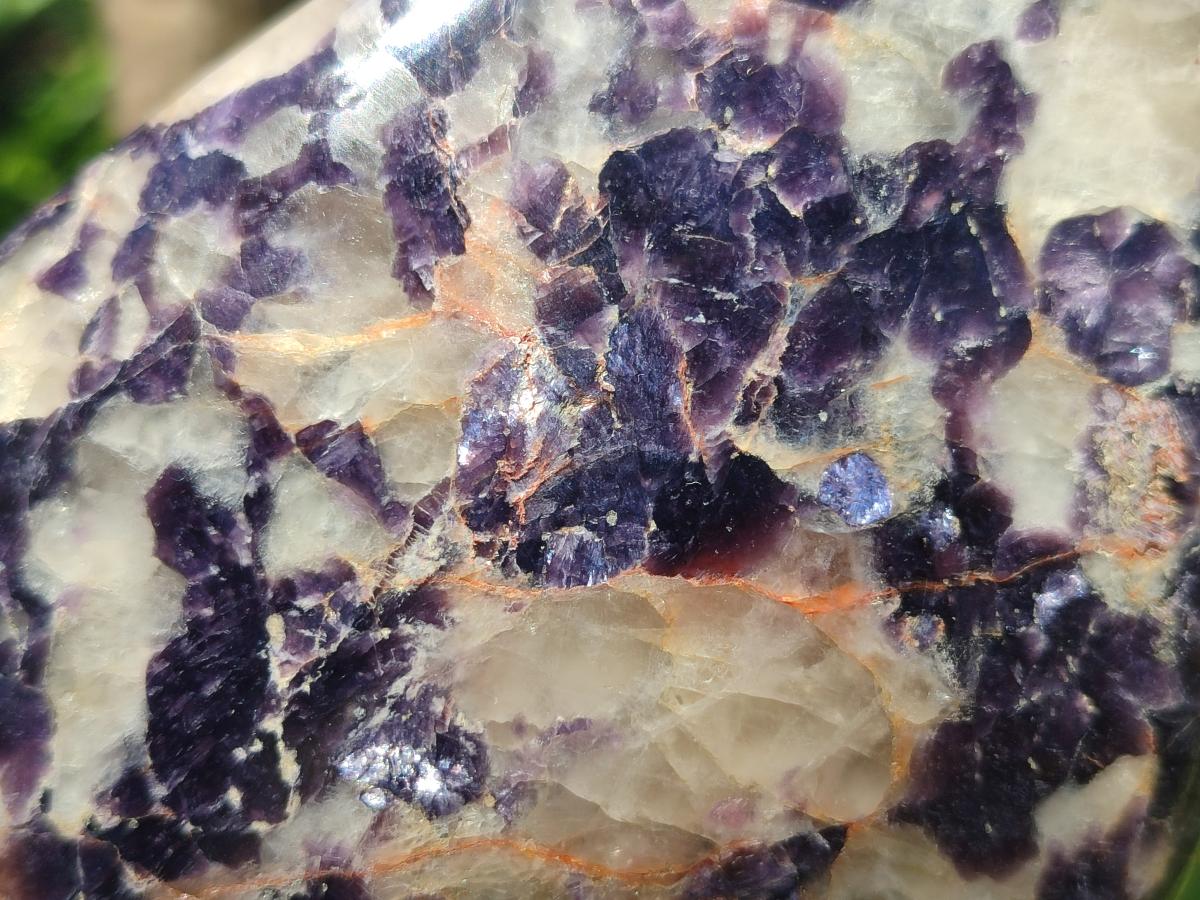 Polished Silver Leaf Lepidolite Standing Display Pieces x 2 From Zimbabwe - Toprock Gemstones and Minerals 