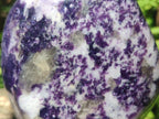 Polished Silver Leaf Lepidolite Standing Display Pieces x 2 From Zimbabwe - Toprock Gemstones and Minerals 