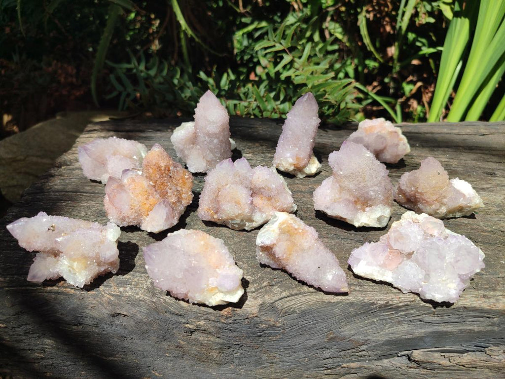 Natural Spirit Amethyst Crystals and Clusters x 12 From Boekenhouthoek, South Africa - Toprock Gemstones and Minerals 
