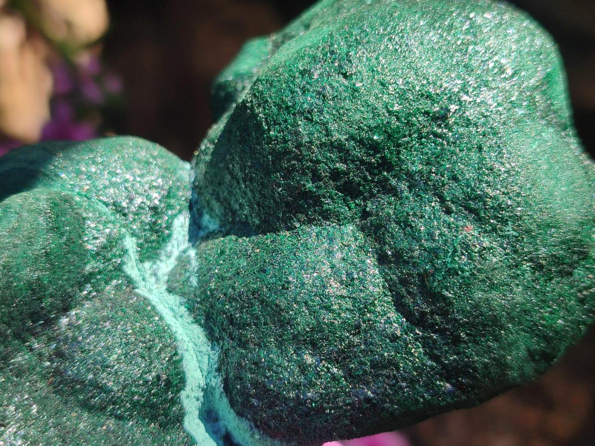 Natural Botryoidal Malachite Specimens x 2 From Congo - Toprock Gemstones and Minerals 