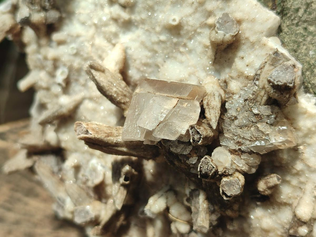 Natural Large Spearhead Calcite Specimen with Rhombohedral Calcite Crystals x 1 From Albert's Mountain, Lesotho - Toprock Gemstones and Minerals 