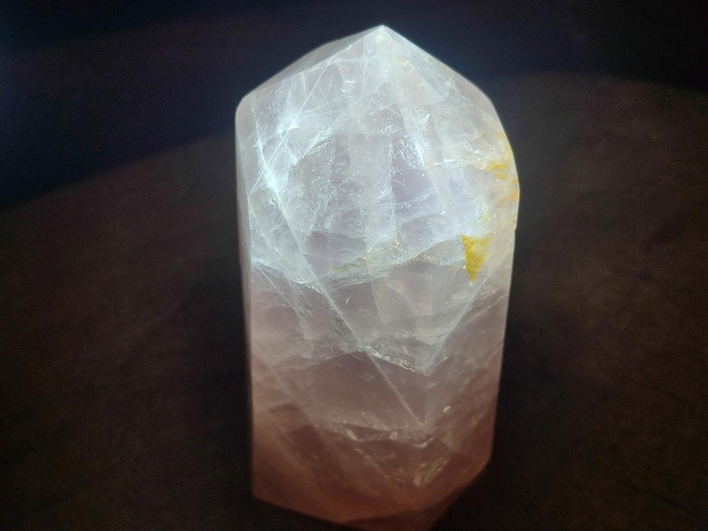 Polished Gemmy Rose Quartz Crystals x 3 From Madagascar - Toprock Gemstones and Minerals 