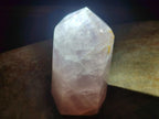 Polished Gemmy Rose Quartz Crystals x 3 From Madagascar - Toprock Gemstones and Minerals 