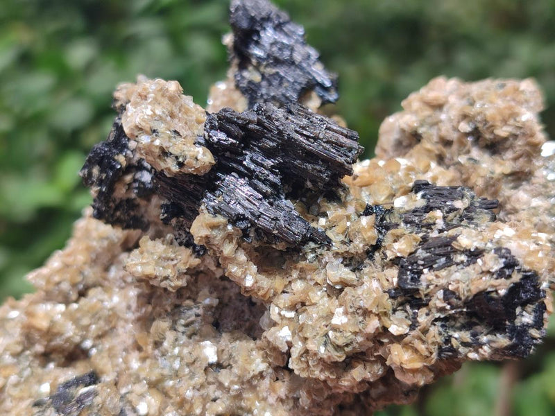 Natural Schorl Black Tourmaline Specimens with Muscovite Mica x 3 From Erongo, Namibia - Toprock Gemstones and Minerals 