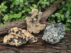 Natural Schorl Black Tourmaline Specimens with Muscovite Mica x 3 From Erongo, Namibia - Toprock Gemstones and Minerals 