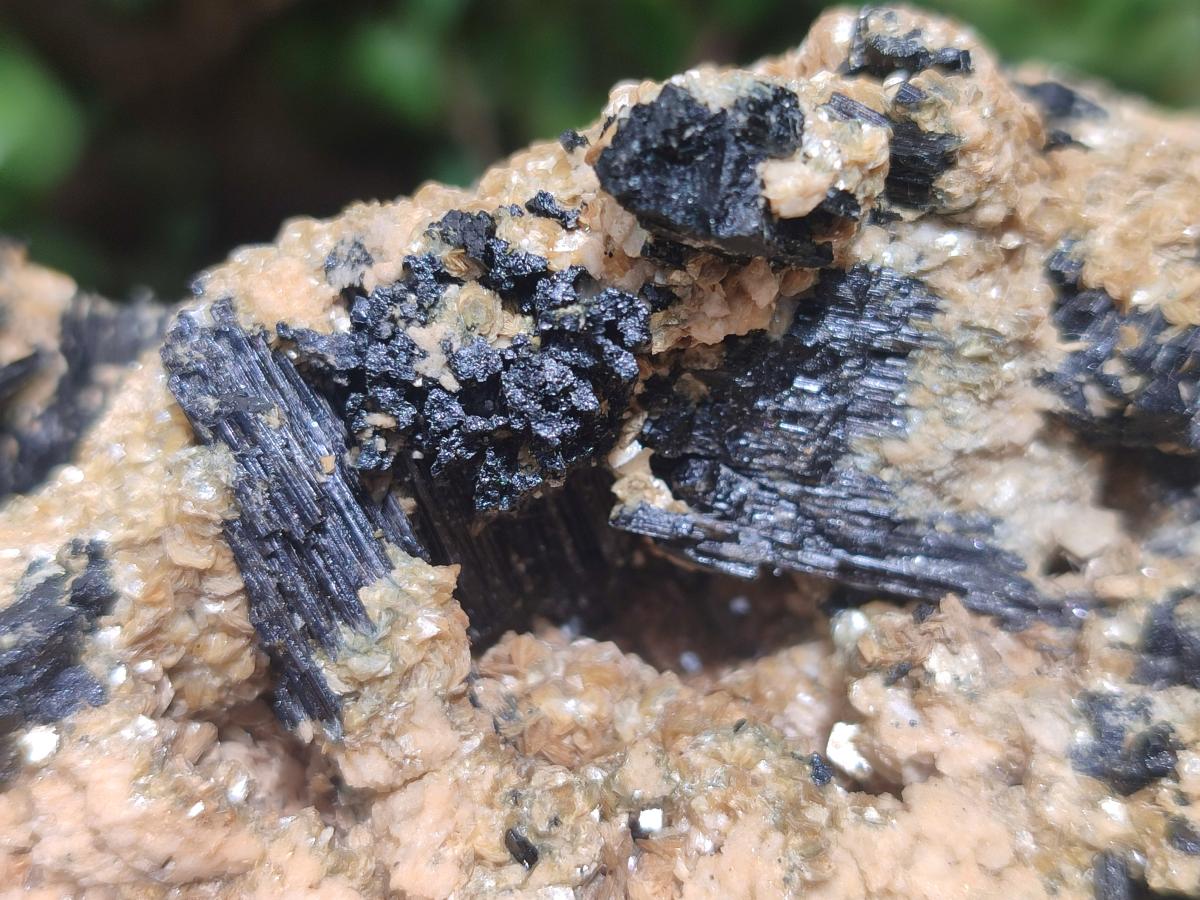 Natural Schorl Black Tourmaline Specimens with Muscovite Mica x 3 From Erongo, Namibia - Toprock Gemstones and Minerals 