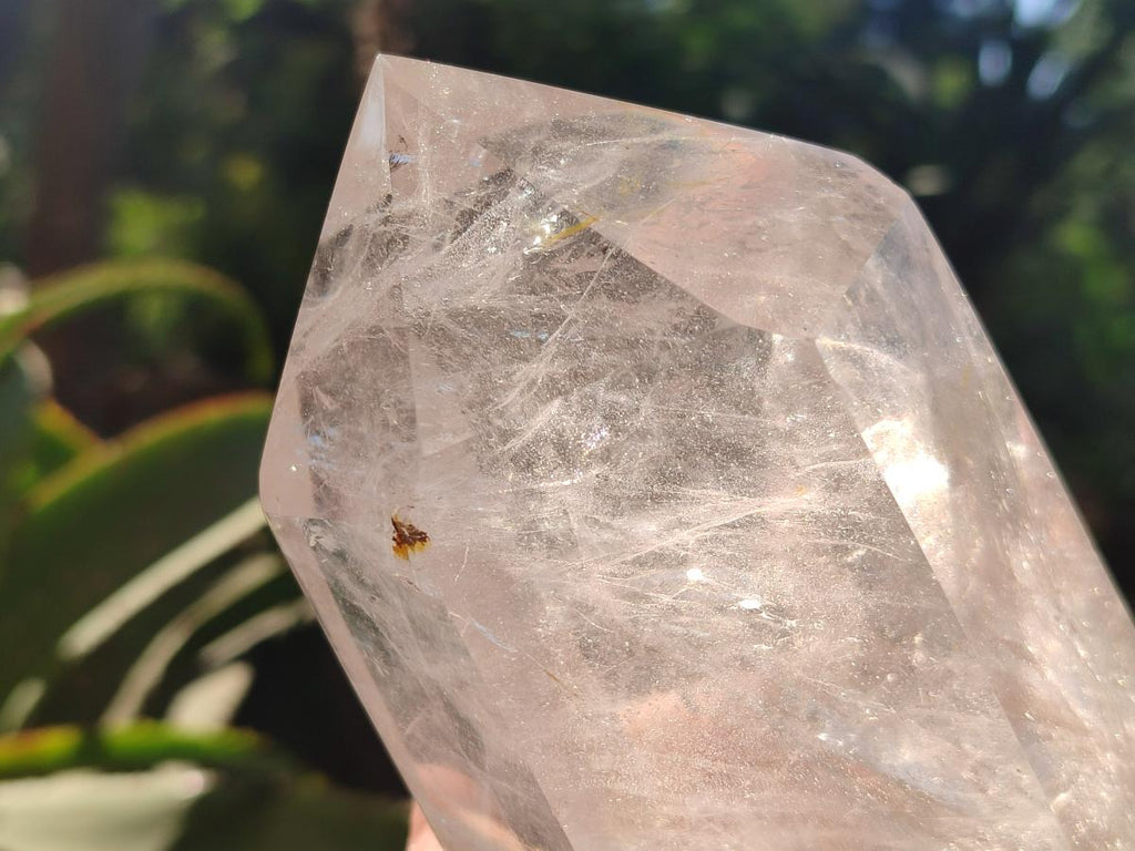 Polished Large Clear Quartz Display Crystal x 1 From Madagascar - Toprock Gemstones and Minerals 