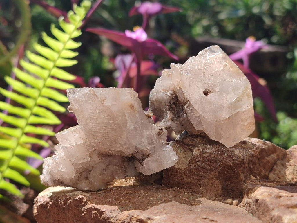 Natural Stacked Rhombohedral Calcite Crystal Specimens x 12 From Albert's Mountain, Lesotho - Toprock Gemstones and Minerals 