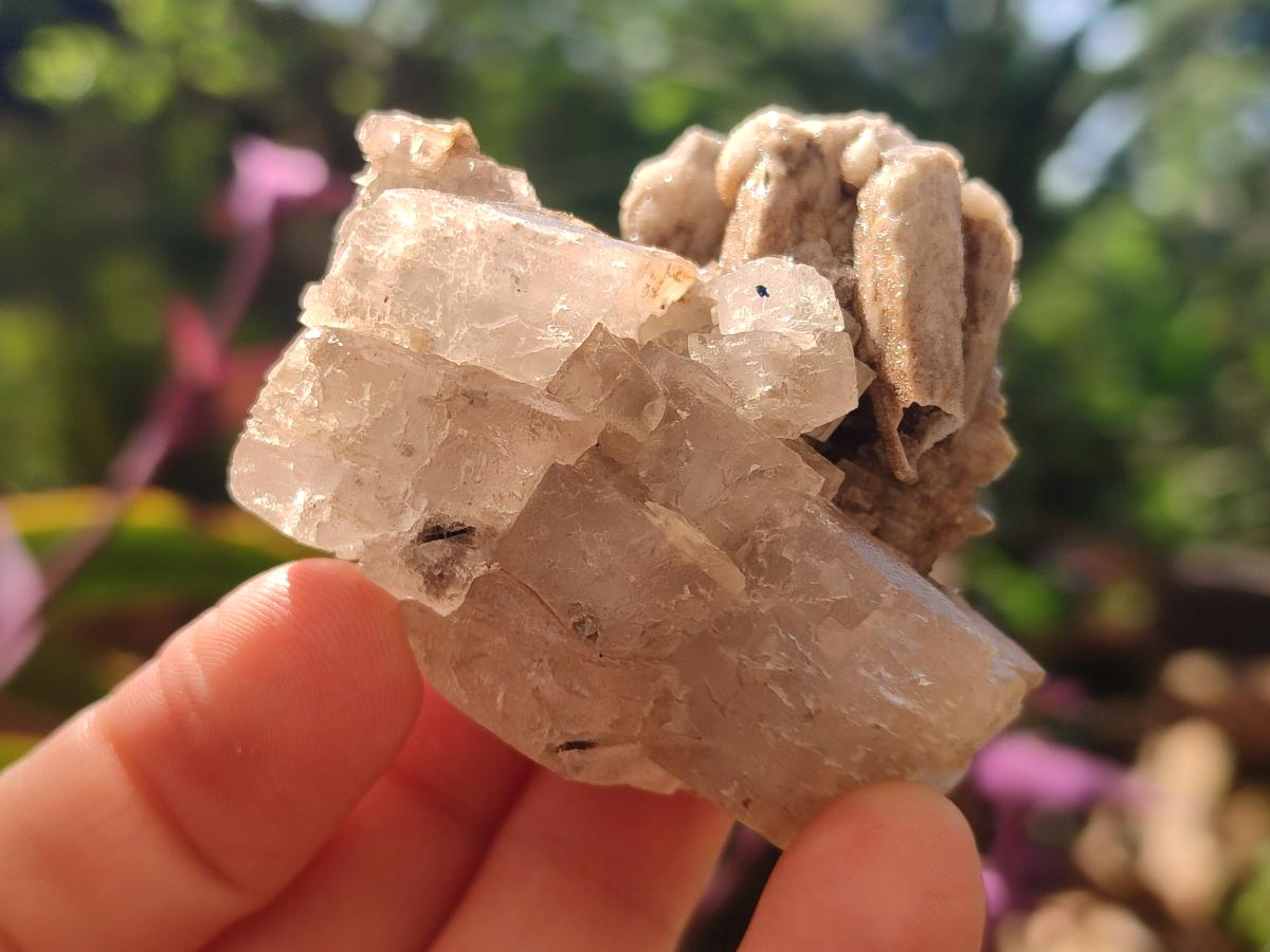 Natural Stacked Rhombohedral Calcite Crystal Specimens x 12 From Albert's Mountain, Lesotho - Toprock Gemstones and Minerals 