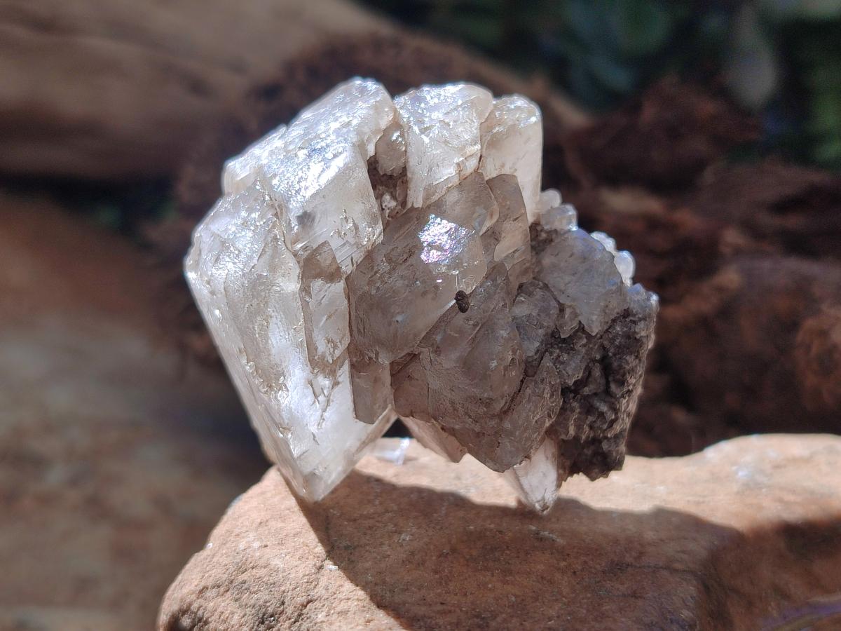 Natural Stacked Rhombohedral Calcite Crystal Specimens x 12 From Albert's Mountain, Lesotho - Toprock Gemstones and Minerals 