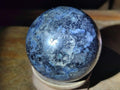 Polished Blue Iolite "Water Sapphire" Spheres with Blue Cordierite x 3 From Madagascar - Toprock Gemstones and Minerals 