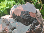 Natural Large Goethite Coated Blacknite Quartz Cluster x 1 From Madagascar - Toprock Gemstones and Minerals 
