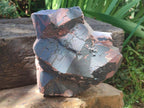 Natural Large Goethite Coated Blacknite Quartz Cluster x 1 From Madagascar - Toprock Gemstones and Minerals 