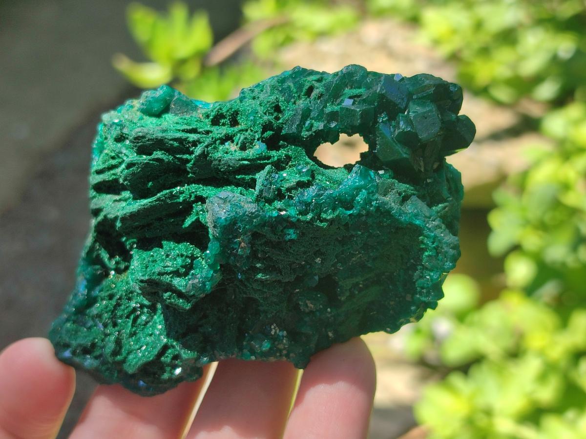 Natural Dioptase Specimens on Dolomite Matrix x 3 From Tantara Mine, Congo - Toprock Gemstones and Minerals 