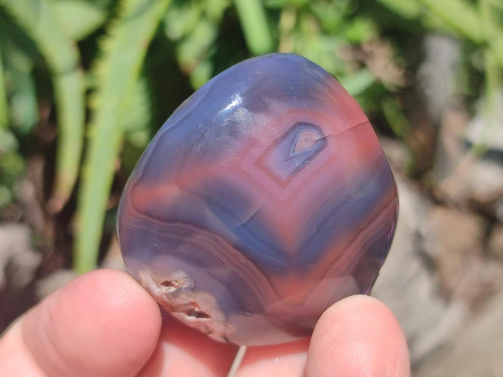 Polished and Natural Shashe River Agate Free Forms x 20 From Shashe River, Zimbabwe - Toprock Gemstones and Minerals 