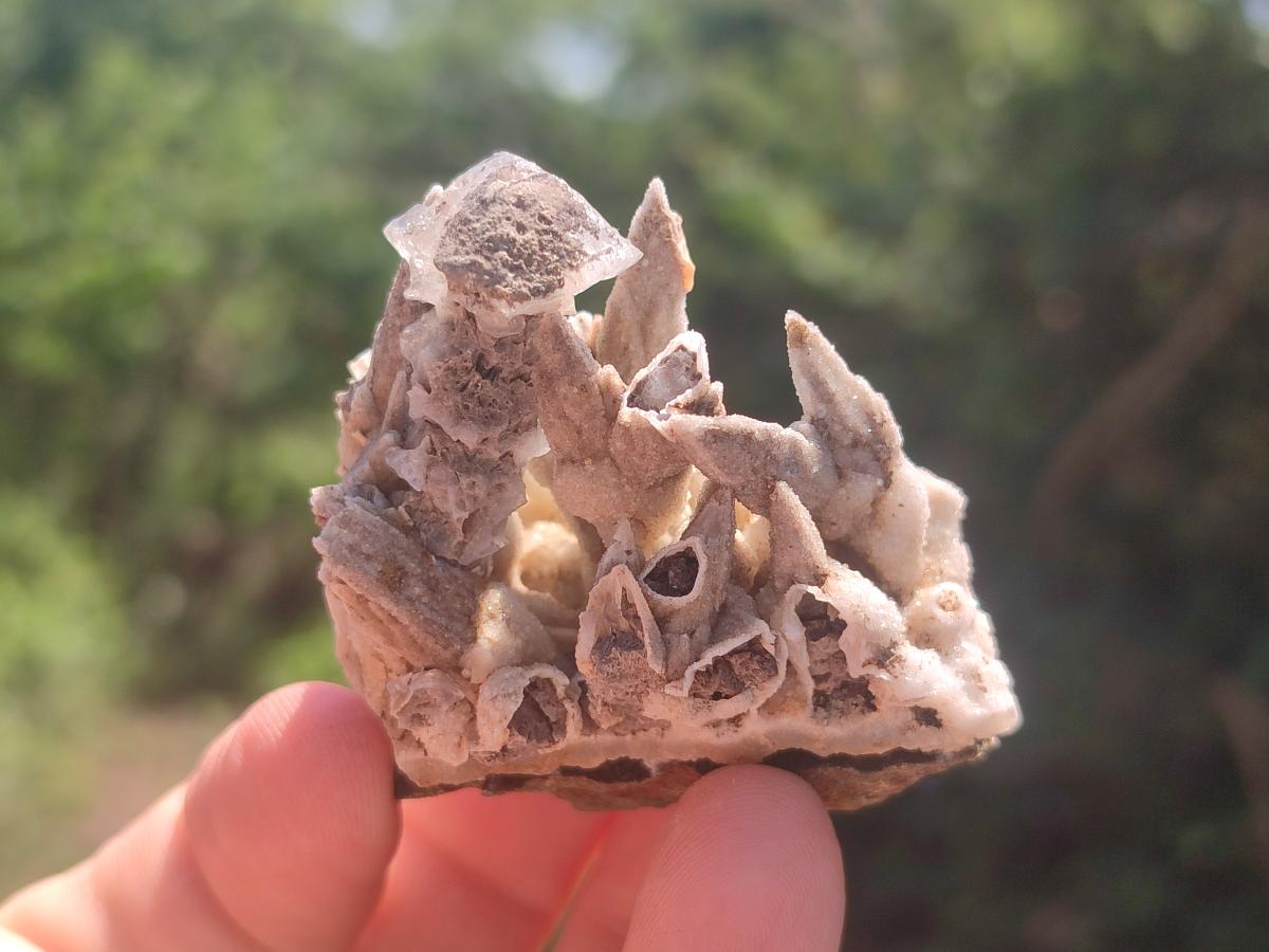 Natural Rhomboherdral and Spearhead Calcite Specimens x 24 From Albert's Mountain, Lesotho - Toprock Gemstones and Minerals 