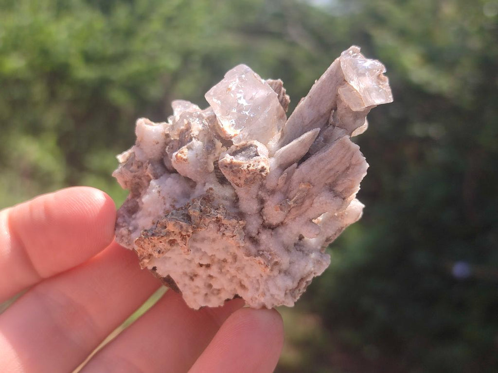 Natural Rhomboherdral and Spearhead Calcite Specimens x 24 From Albert's Mountain, Lesotho - Toprock Gemstones and Minerals 