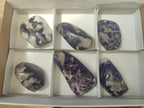 Polished Large Silver Leaf Lepidolite Standing Display Pieces x 6 From Zimbabwe - Toprock Gemstones and Minerals 