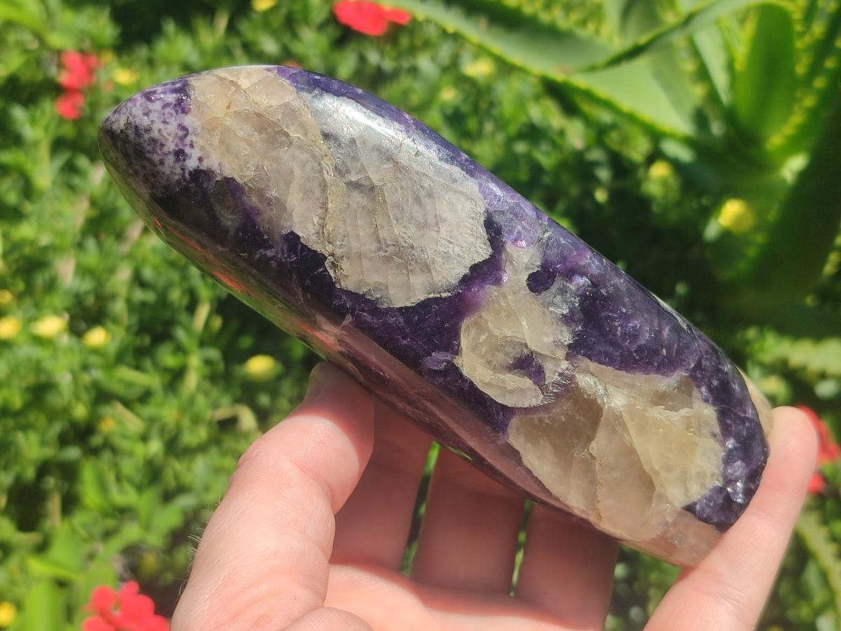 Polished Large Silver Leaf Lepidolite Standing Display Pieces x 6 From Zimbabwe - Toprock Gemstones and Minerals 