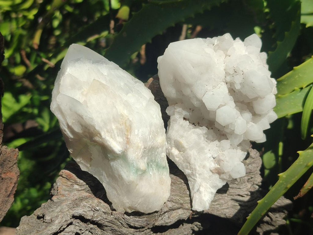 Natural Cascading "Anananas" Candle Quartz Clusters x 12 From Antsirabe, Madagascar - Toprock Gemstones and Minerals 