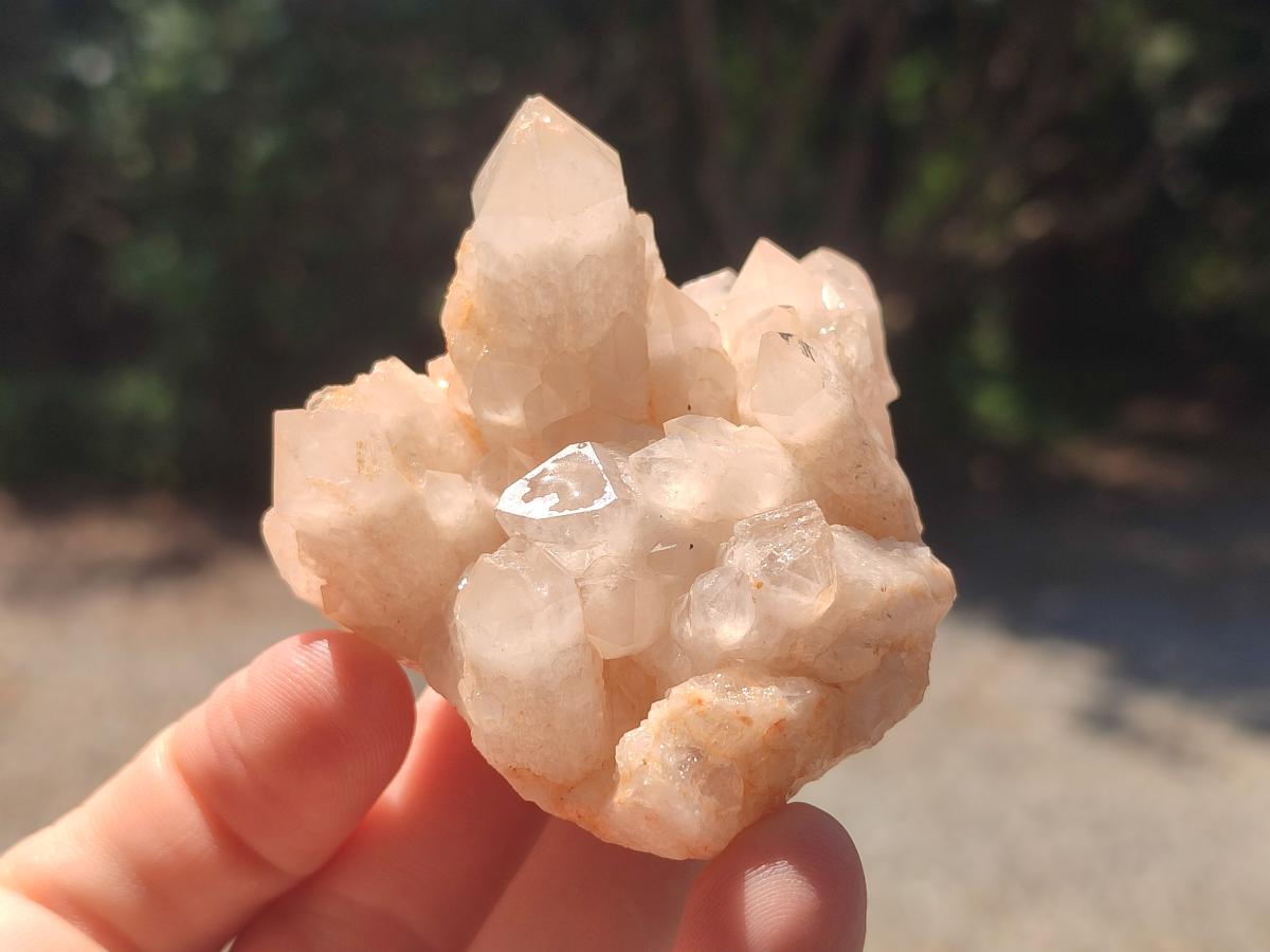 Natural Cascading "Anananas" Candle Quartz Clusters x 12 From Antsirabe, Madagascar - Toprock Gemstones and Minerals 