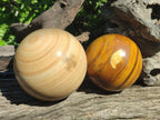 Polished Large Picture Stone Jasper Spheres x 2 From Namibia - Toprock Gemstones and Minerals 