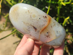 Polished and Natural Dendritic Agate Standing Display Pieces x 6 From Moralambo, Madagascar - Toprock Gemstones and Minerals 