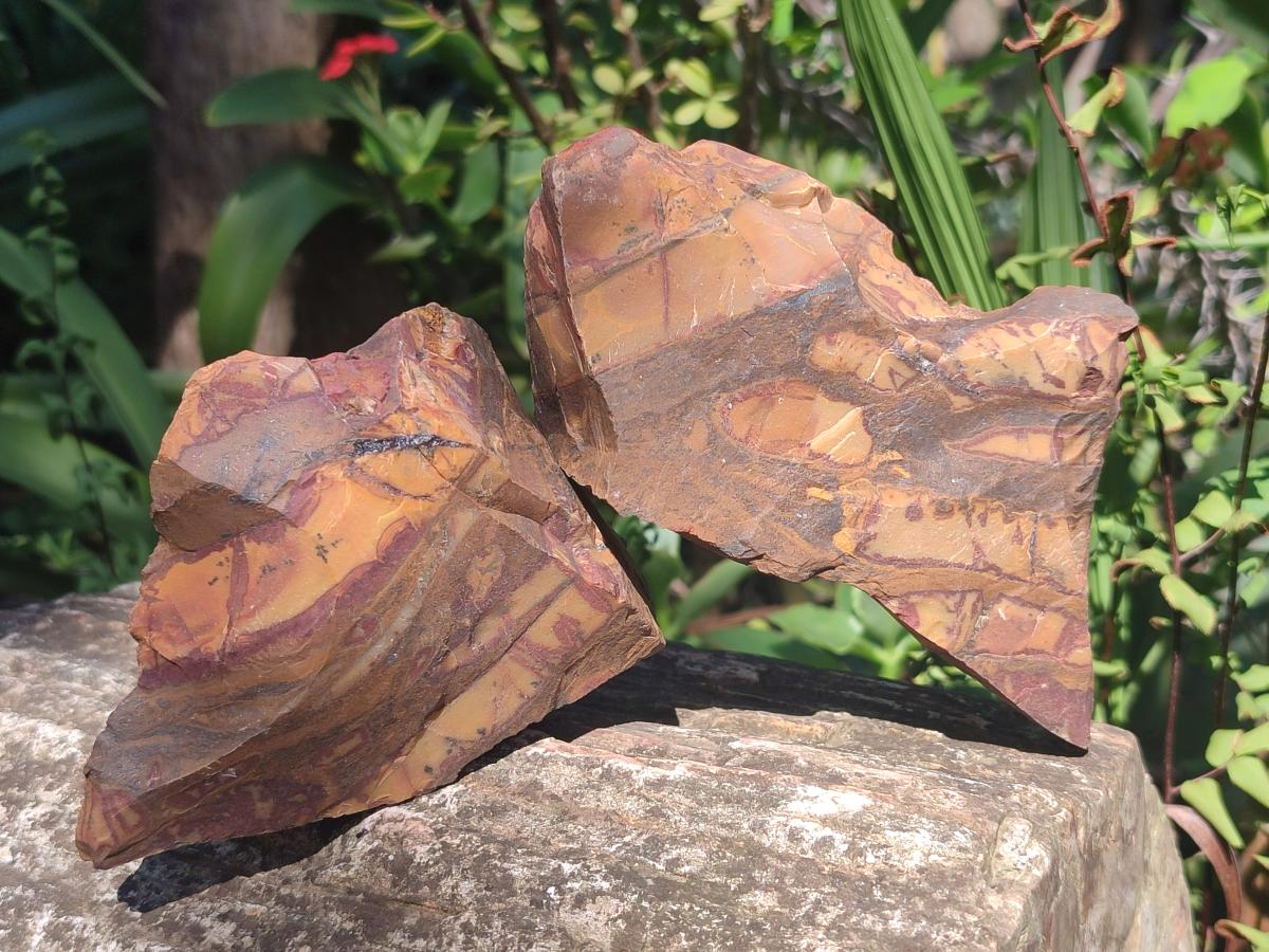 Natural Nguni Jasper Cobbed Specimens x 6 From Northern Cape, South Africa - Toprock Gemstones and Minerals 